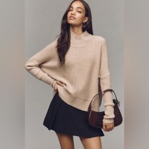 NWT The Gretchen Cozy Mock-Neck Sweater by Maeve XS